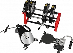 Механические стыковые сварочные аппараты для пнд труб Gas Fusion Red-160V4 Механические стыковые сварочные аппараты для пнд труб Gas Fusion Red-160V4