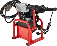 Нагреватель и торцеватель в боксе гидравлического стыкового сварочного аппарата для пнд труб Gas Fusion Red-250 Нагреватель и торцеватель в боксе гидравлического стыкового сварочного аппарата для пнд труб Gas Fusion Red-250