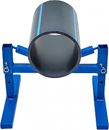 Применение регулируемого опорного ролика для труб Gas Fusion 160-630 мм