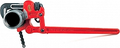 Применение сложнорычажного трубного ключа Ridgid S-4A