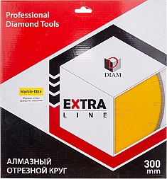 Упаковка алмазного отрезного круга Diam Extra Line 1A1R Корона Marble-Elite 300 мм